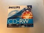 10 Rewriteble cd's 700 mb Merk philips, Ophalen of Verzenden, Nieuw in verpakking