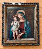 MADONNA MET KIND (Oliedruk, ca. 1930–1950) Kunsthandel Borzo, Antiek en Kunst, Ophalen of Verzenden