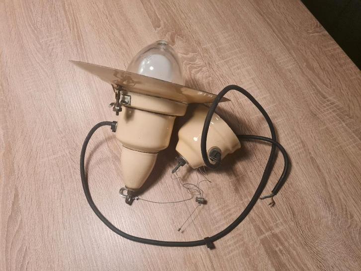 Scheepslamp (hanglamp) Ucello vintage, Huis en Inrichting, Lampen | Hanglampen, Gebruikt, Minder dan 50 cm, Metaal, Ophalen of Verzenden