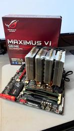 Asus Maximus VI gene moederbord + Intel i5-4670k + 16GB RAM, Computers en Software, Moederborden, DDR3, Ophalen of Verzenden, Zo goed als nieuw