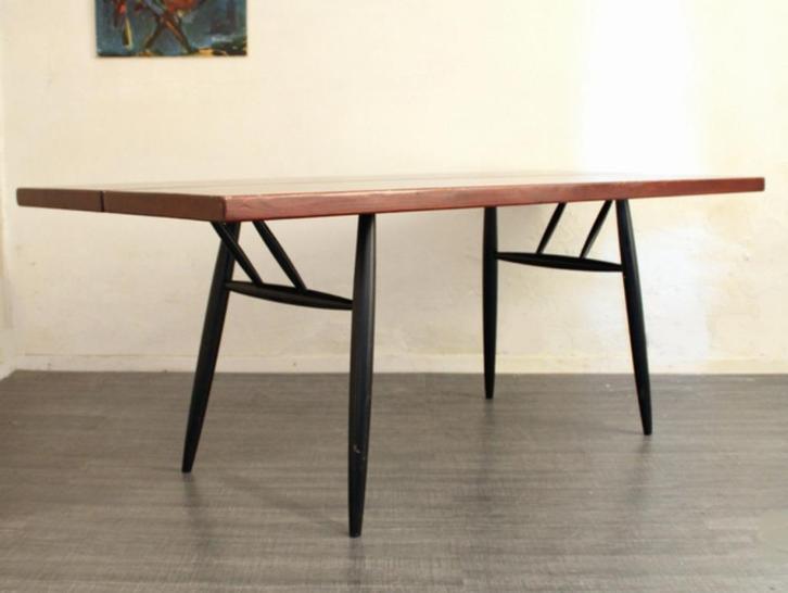 Ilmari Tapiovaara fifties Pirkka design table for ASKO, Huis en Inrichting, Tafels | Eettafels, Gebruikt, Vijf personen of meer