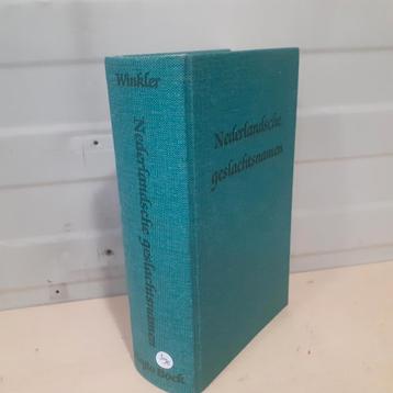 Nr. 396 Johan Winkler, de Nederlandsche Geslachtsnamen  beschikbaar voor biedingen