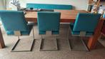 Eettafel met leren stoelen voor 6+ personen, Ophalen, Eikenhout, 200 cm of meer, 50 tot 100 cm