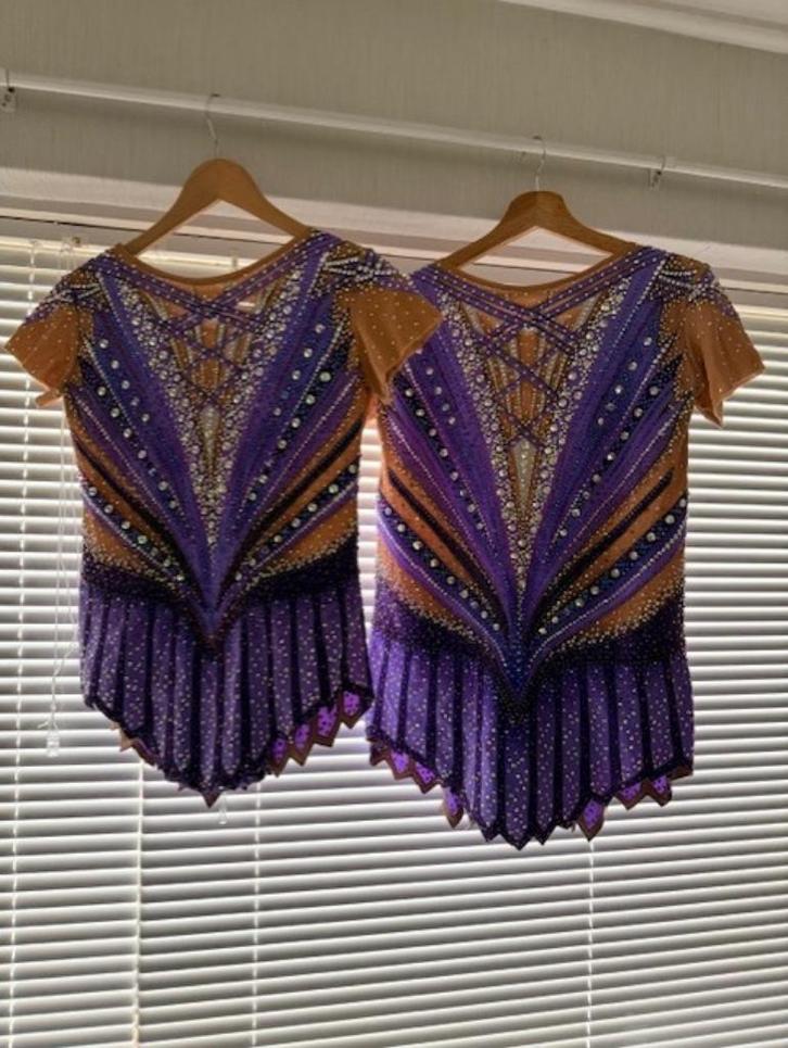 Zgan acropakjes voor een duo(TOPPER), Sport en Fitness, Turnen, Zo goed als nieuw, Materiaal, Maat 36 t/m 42, Overige kleuren