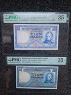 2 x 10 gulden beide varianten, Ophalen of Verzenden, 10 gulden