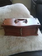 2 LEUKE SETS TEAKHOUTEN ONDERZETTERS, Ophalen of Verzenden, Glas of Kopje