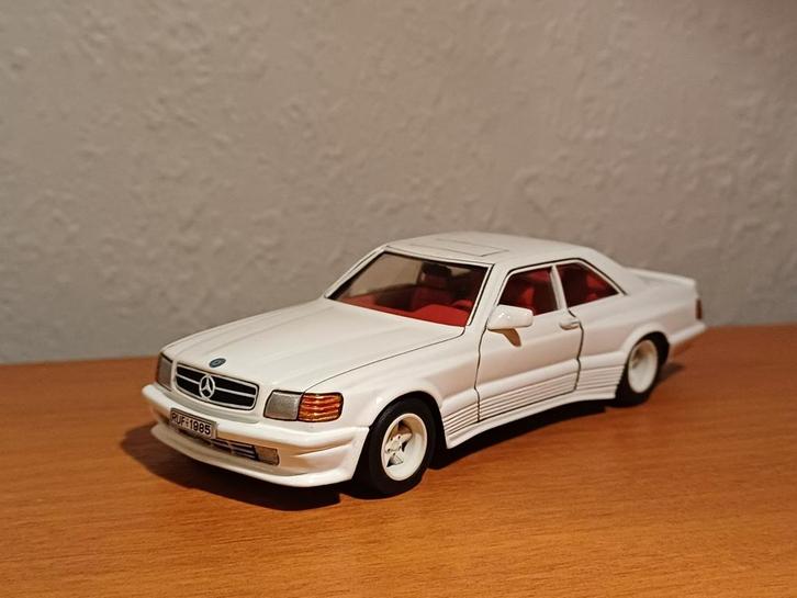 AMR André Marie Ruf Mercedes W126 500 SEC AMG Widebody UNIEK, Hobby en Vrije tijd, Modelauto's | 1:43, Zo goed als nieuw, Auto