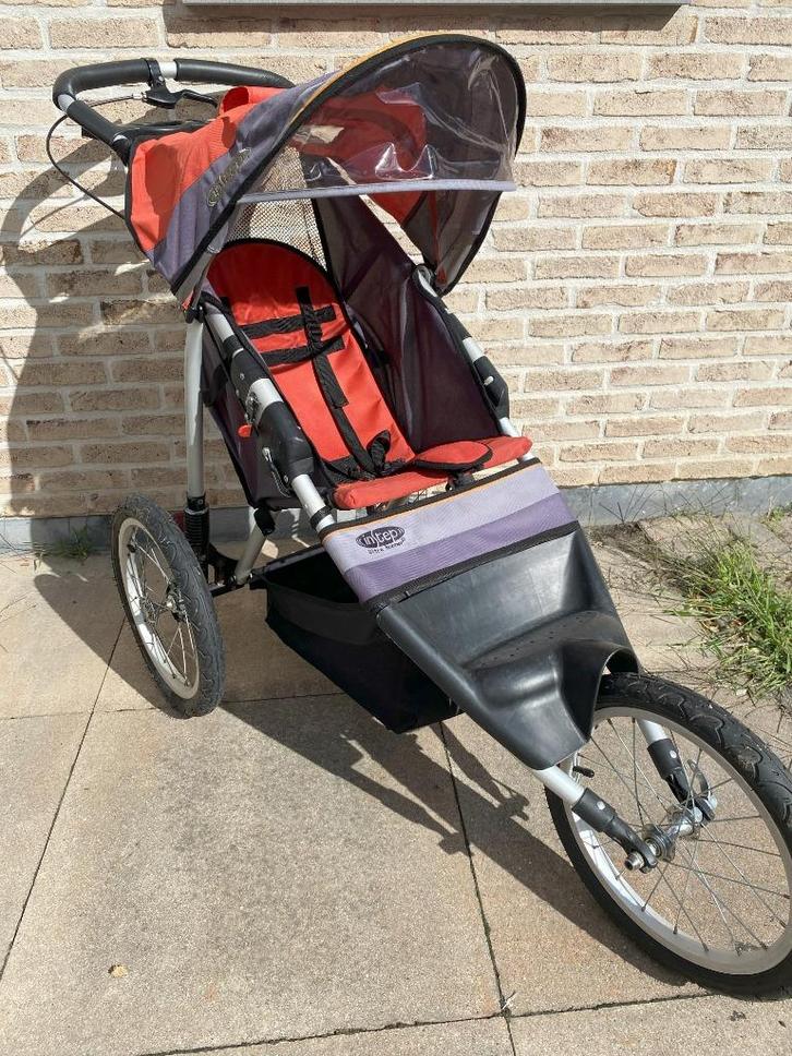 Instep hardloopwagen, Fietsen en Brommers, Fietsaccessoires | Aanhangers en Karren, Gebruikt, Overige typen, 40 tot 60 kg, Vering