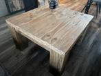 Robuuste salontafel, Huis en Inrichting, Tafels | Salontafels, Ophalen, 50 tot 75 cm, Vierkant, 50 tot 100 cm
