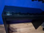 Ikea Malm make-up tafel met glasplaat- Zwart, Ophalen
