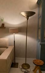 Grote Antieke Art Deco Design Vloerlamp Metaal, Ophalen of Verzenden