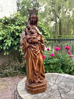 Mariabeeld ❤️ Maria met kindje goudkleurige kroontjes, Antiek en Kunst, Antiek | Religie, Ophalen of Verzenden
