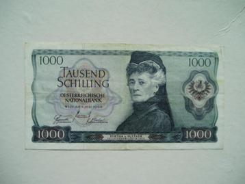 1451. Oostenrijk, 1.000 schilling 1966 Bertha von Suttner. beschikbaar voor biedingen