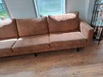 Zitbank cognac kleur, Ophalen, Overige materialen, 250 tot 300 cm, 75 tot 100 cm