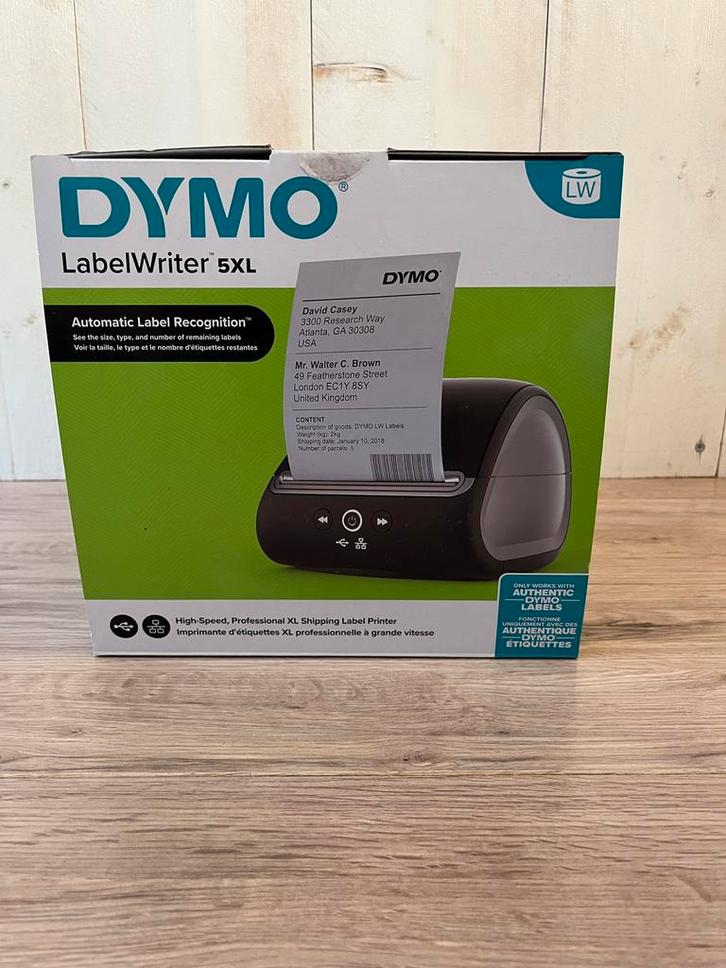 Dymo Labelwriter 5XL - Nieuwstaat + Extra Labelrol, Computers en Software, Labelprinters, Zo goed als nieuw, Etiket, Ophalen