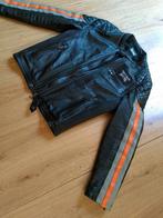 Fraai vintage leren biker jack!, Teddy Smith, Zwart, Maat 56/58 (XL), Ophalen of Verzenden