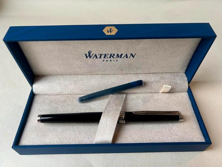 Waterman Hémisphère Black CT Vulpen - Nieuw in geschenkbox, Verzamelen, Pennenverzamelingen, Nieuw, Vulpen, Waterman, Met doosje