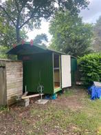 Tiny house pipo wagen schaftkeet, Tuin en Terras, Tuinhuizen, Ophalen, Zo goed als nieuw, Hout