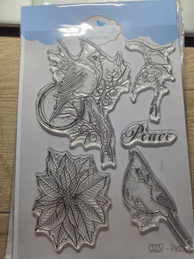 stempel ECD CS237 Peace, Ophalen of Verzenden, Nieuw, Clearstamp