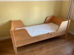 Houten peuterbed inclusief matras en beddengoed, Ophalen, Gebruikt, 70 tot 85 cm, 140 tot 160 cm