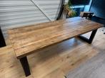 Mango houtafel eettafel 260cm bij 100cm, Ophalen, 100 tot 150 cm, Zo goed als nieuw, Vijf personen of meer