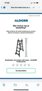 Aldorr  professional  multiladder 4x5 nieuw in doos, Ophalen, Nieuw, 4 meter of meer