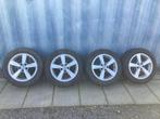Originele Volvo 7Jx16” LM velgen set Matres met zomerbanden, Ophalen, Gebruikt, Volvo