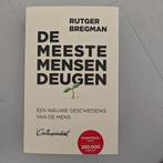 De Meeste Mensen Deugen - Rutger Bregman, Ophalen of Verzenden, 20e eeuw of later, Zo goed als nieuw, Rutger Bregman