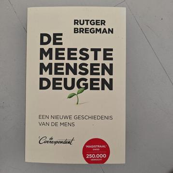 De Meeste Mensen Deugen - Rutger Bregman beschikbaar voor biedingen