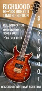 NIEUWSTAAT RICHWOOD RE-138 DUB.CUT LIM.EDITION KOREA 2001, Muziek en Instrumenten, Ophalen of Verzenden, Nieuw, Solid body, Overige merken
