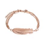 ixxxi armband Feather rosé 17-20, Staal, Nieuw, Ophalen of Verzenden, Info@margaretdesigns.nl