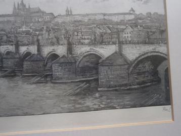 ETS van de Karels  Brug in Praag,  beschikbaar voor biedingen