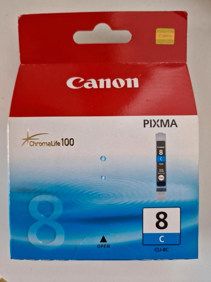 Origineel Canon CLI-8C kleur Cyaan cartridge inktpatroon, Computers en Software, Printerbenodigdheden, Nieuw, Cartridge, Ophalen of Verzenden