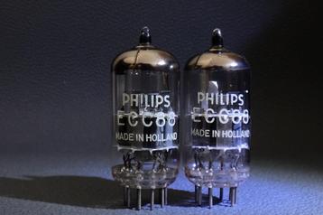 ECC88 Philips Heerlen - matched pair beschikbaar voor biedingen