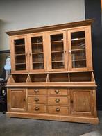 Mooie Grutterskast | buffetkast | winkelkast gerecycled teak, Gebruikt, 200 cm of meer, Met deur(en), Teakhout