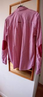 Mooie Katoenen Blouse - Maat 40, Zo goed als nieuw, Niet bekend, Rood, Halswijdte 39/40 (M)