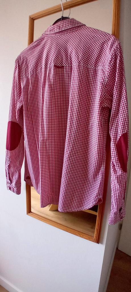 Mooie Katoenen Blouse - Maat 40, Kleding | Heren, Overhemden, Zo goed als nieuw, Halswijdte 39/40 (M), Rood, Ophalen of Verzenden