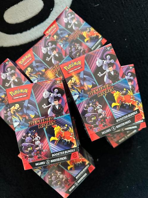 Pokemon Destined Rivals Booster Bundle TeamRocket, Hobby en Vrije tijd, Verzamelkaartspellen | Pokémon, Nieuw, Boosterbox, Ophalen of Verzenden