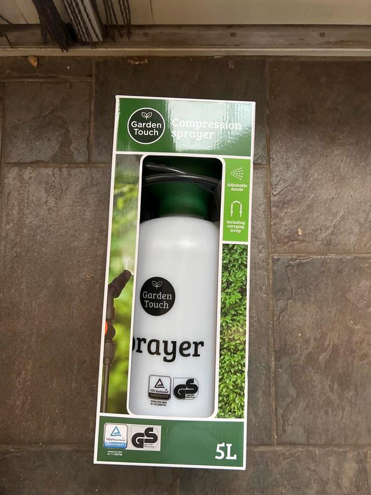 Nieuwe Drukspuit - 5 Liter, Tuin en Terras, Bestrijdingsmiddelen, Nieuw, Onkruidbestrijding, Ophalen
