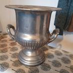 Grote oude verzilverde ijsemmer., Ophalen of Verzenden