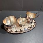Roomstelletje - vintage - verzilverd van Douwe Egberts, Antiek en Kunst, Ophalen