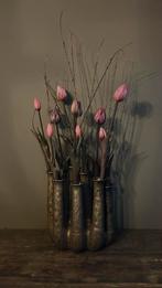 Tulpen vaas koper kleur, Nieuw, Ophalen of Verzenden