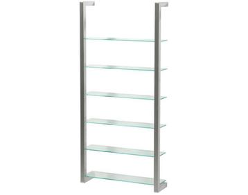 Spinder Cubic Wandrek / cd-rek - Metaal & Glas - 6 Planken beschikbaar voor biedingen
