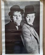 Laurl en Hardy poster, Deurposter of groter, Ophalen of Verzenden, Film en Tv, Rechthoekig Staand
