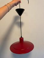 Retro rode hanglamp, Ophalen of Verzenden, Zo goed als nieuw, Retro, Minder dan 50 cm