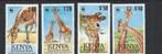 Kenia wwf wnf Giraf bedreigde diersoorten 1989, Ophalen of Verzenden, Postfris, Dier of Natuur