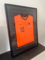 Uniek: Ingelijst Memphis Depay shirt met opdruk NL/ITA 2020, Ophalen, Nieuw, Overige binnenlandse clubs, Shirt