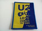 U2 mooie en originele 1990 patch love comes to town patch, Verzamelen, Muziek, Artiesten en Beroemdheden, Nieuw, Kleding, Verzenden