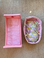 Baby Born poppenbedje met draagzak 2 in 1 !, Kinderen en Baby's, Speelgoed | Poppen, Ophalen, Zo goed als nieuw, Babypop