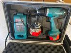 Makita inclusief koffer, Doe-het-zelf en Verbouw, Ophalen, Variabele snelheid, Boor- en Schroefmachine, Gebruikt